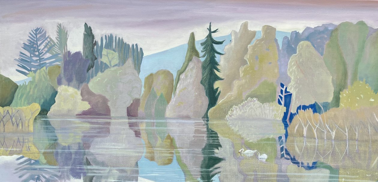 Der ruhige See, 2024 von Suzy Fasht
