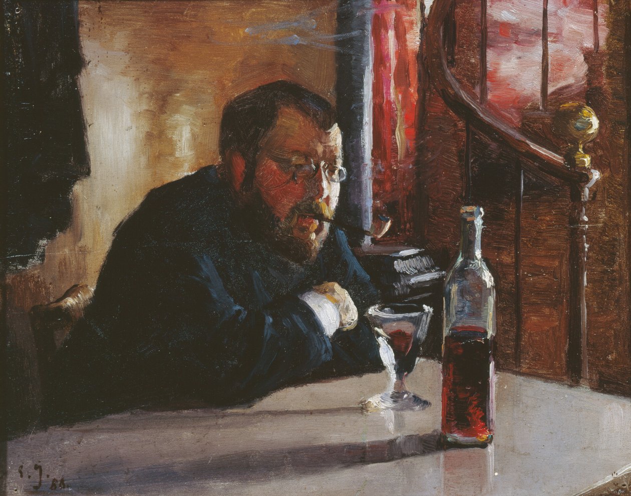 Porträt von Hans Jæger von Sven Jorgensen