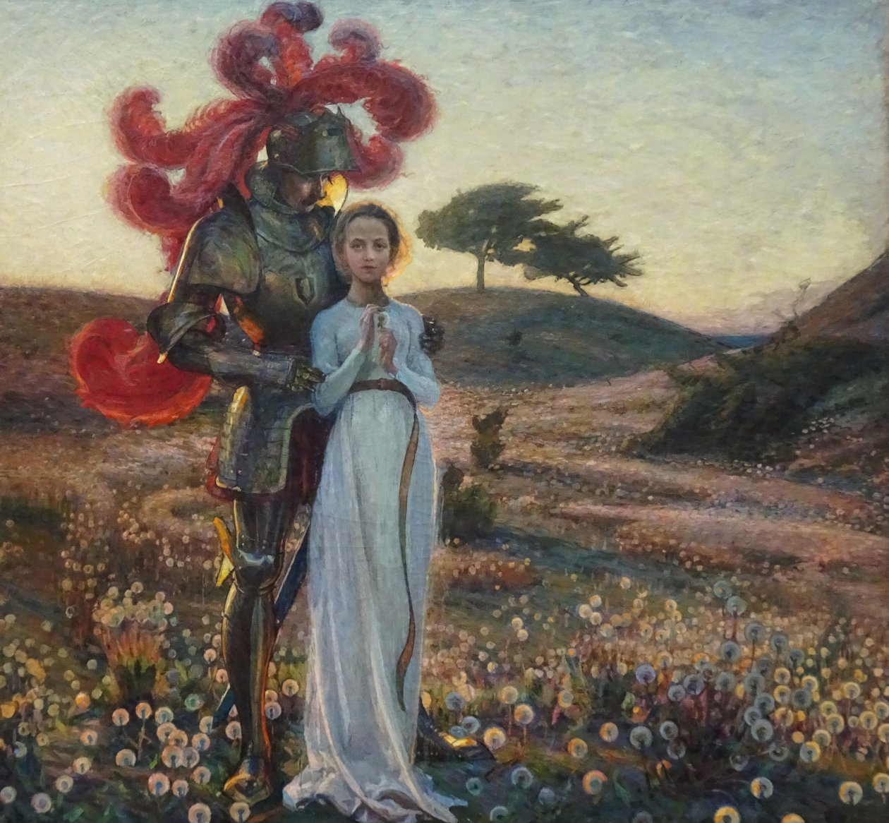 Der Ritter und die Jungfrau von Sven Richard Bergh