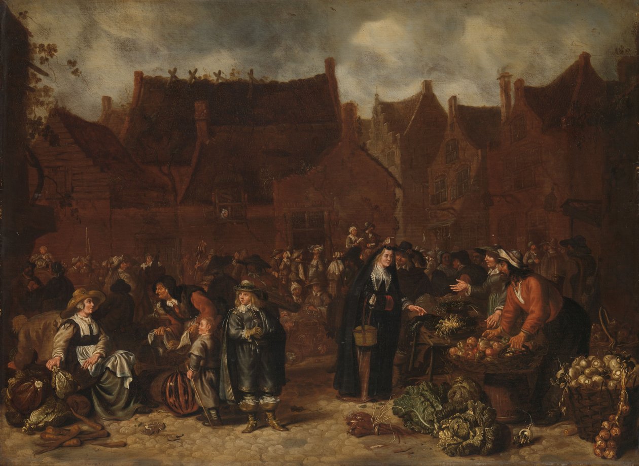Gemüsemarkt von Sybrandt van Beest