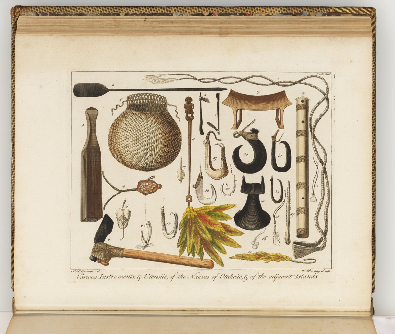 Illustration aus A journal of a voyage to the South Seas : in His Majestys ship, the Endeavour, 1794 von Sydney