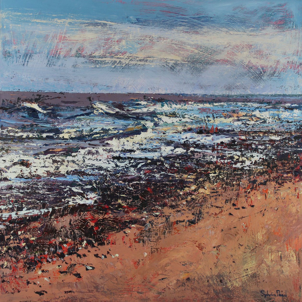 Kiesstrand von Sylvia Paul