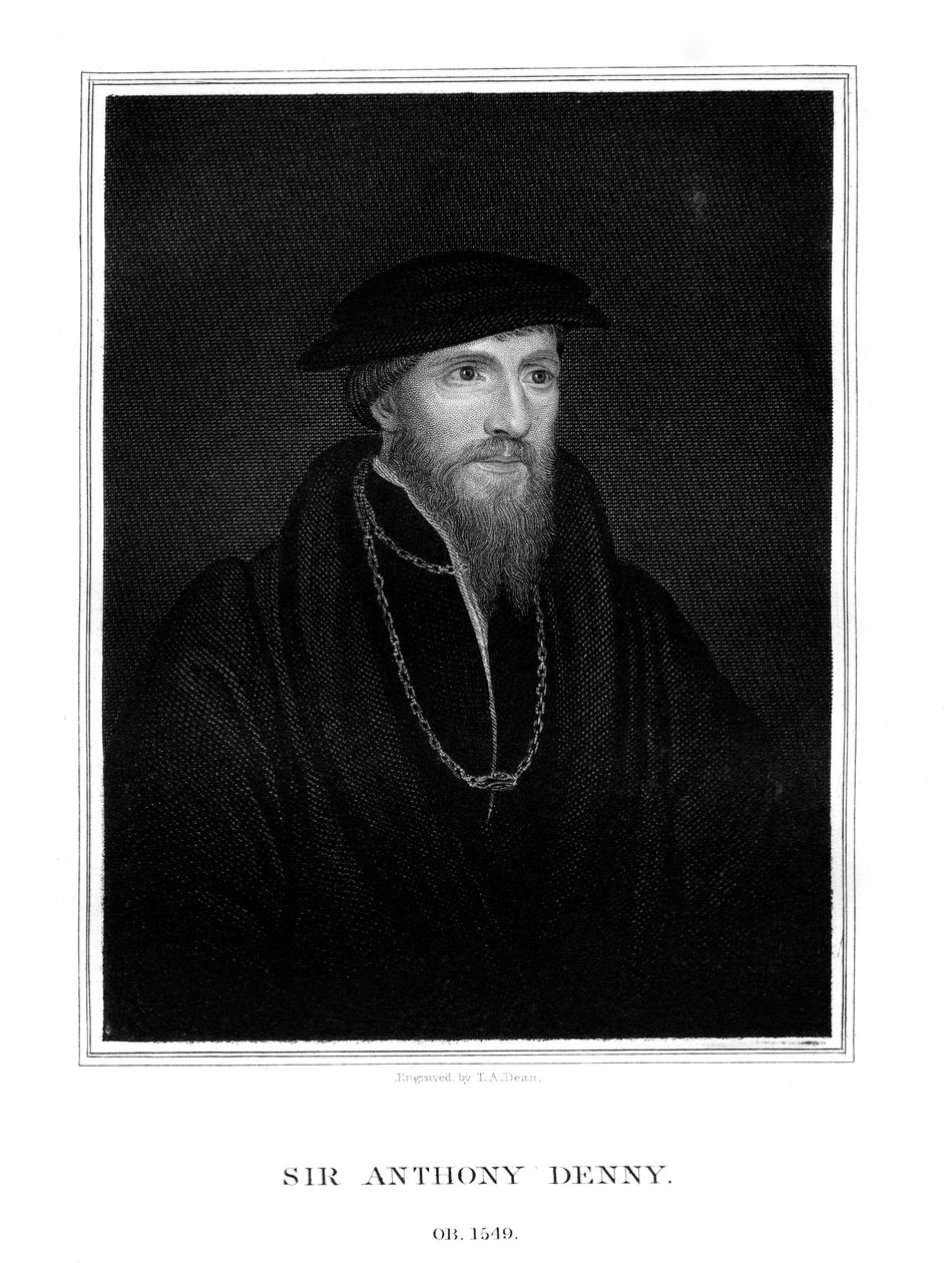 Sir Anthony Denny, Höfling von Heinrich VIII, 1827 von T. A. Dean
