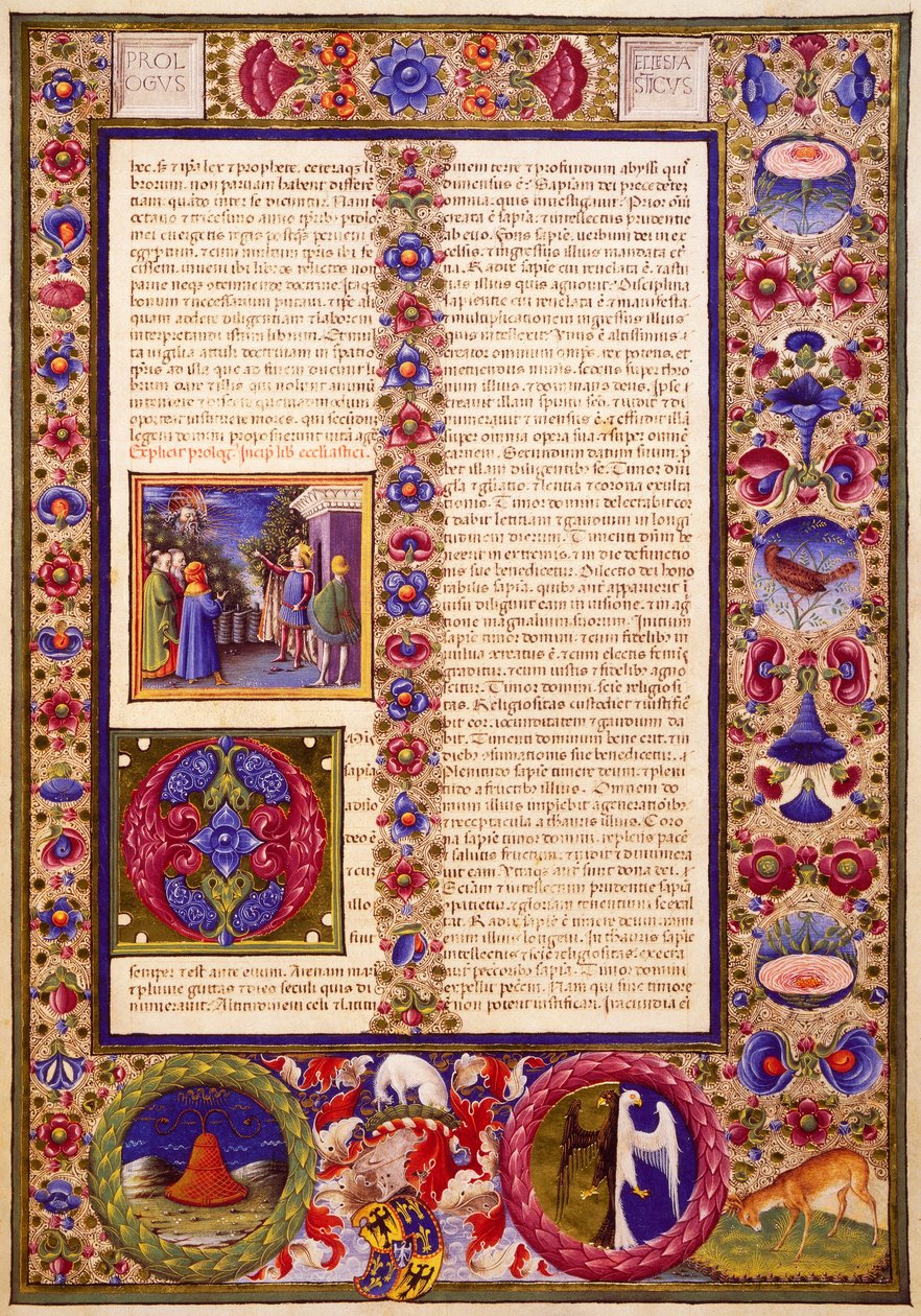 Das Buch Sirach, aus Band I der Bibel von Borso d