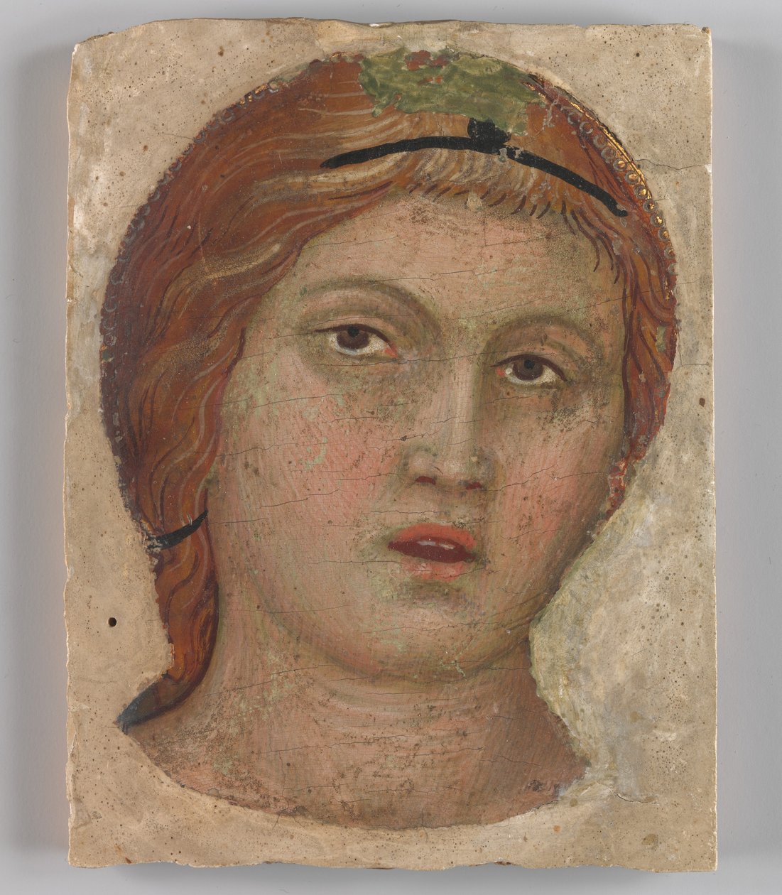 Kopf eines Engels in Frontalansicht, ca. 1397 von Taddeo di Bartolo