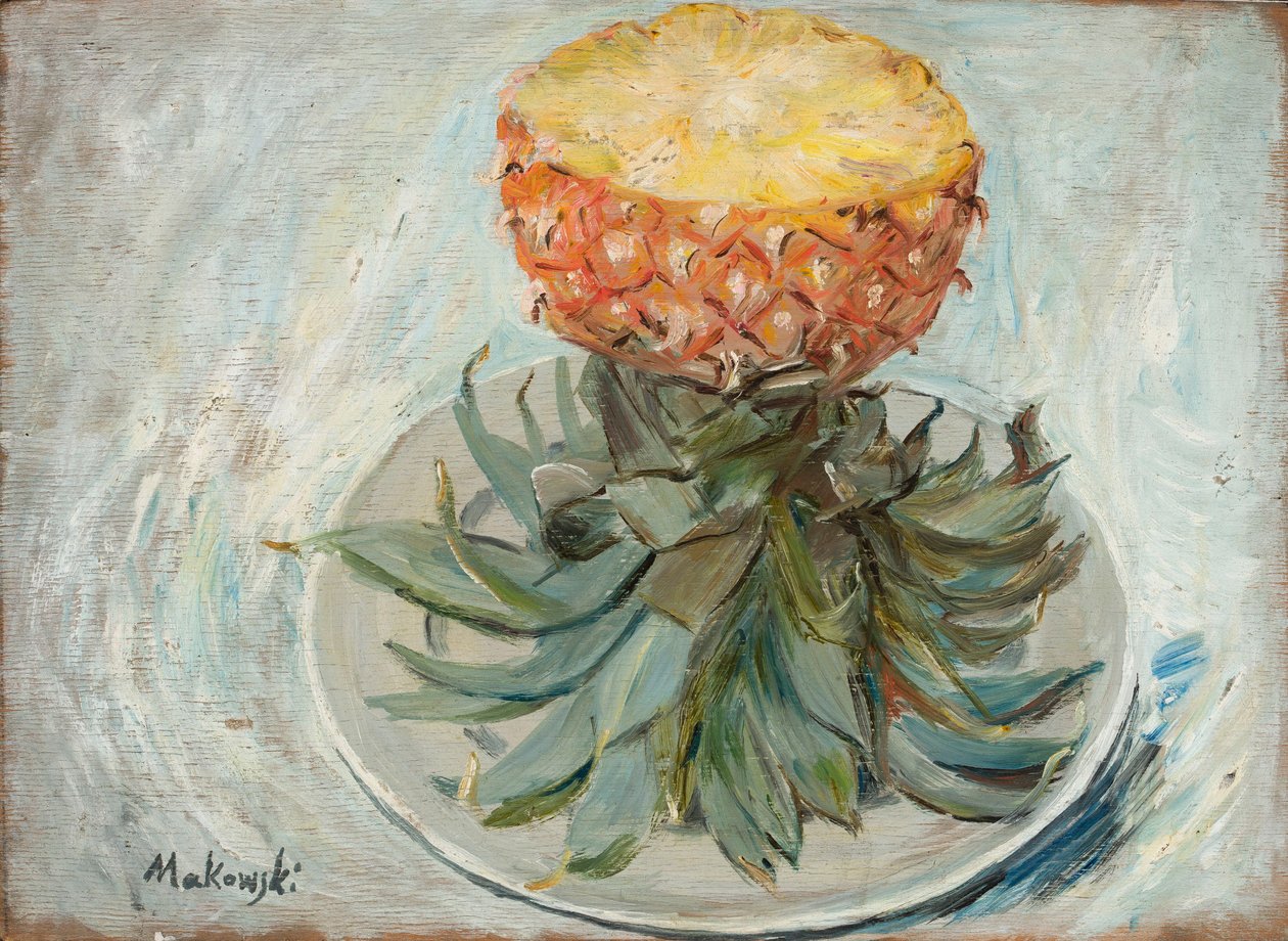 Ananas auf einem Teller von Tadeusz Makowski