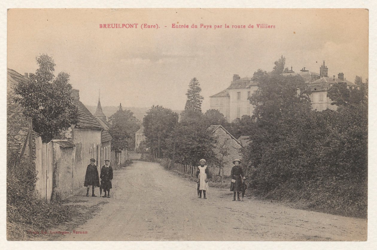 Postkarte an Maria Mickiewiczówna von Tadeusz Makowski