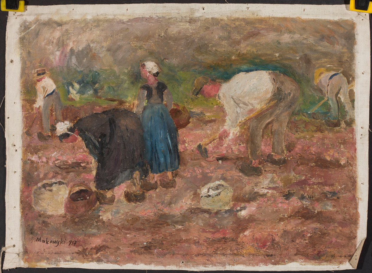 Kartoffelernte von Tadeusz Makowski