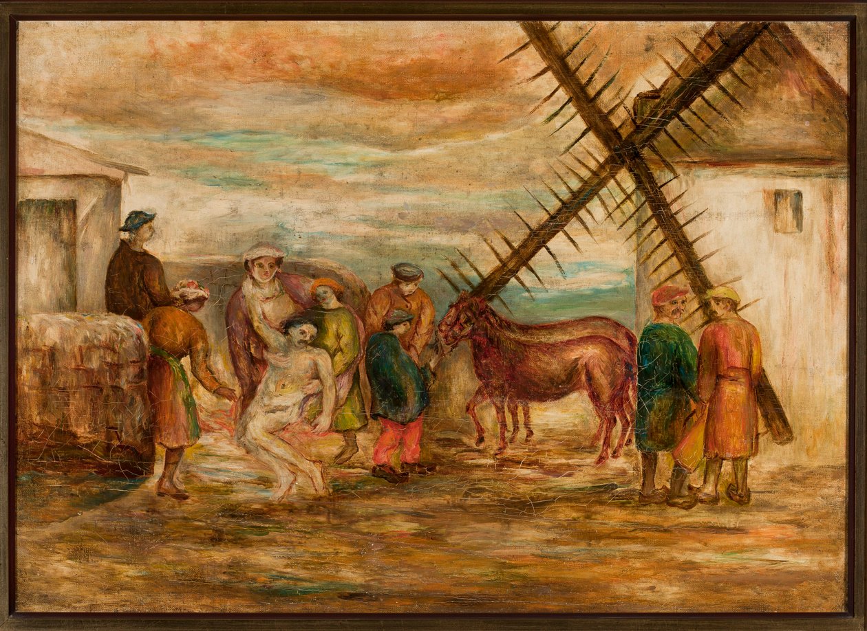 Der barmherzige Samariter von Tadeusz Makowski