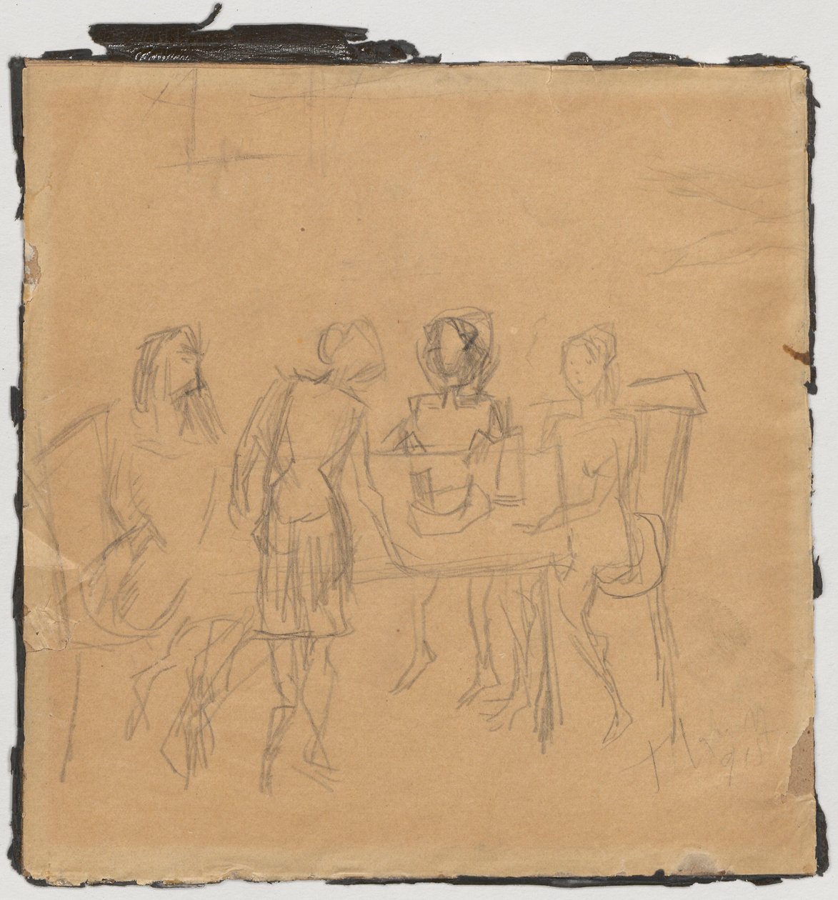 Am Tisch von Tadeusz Makowski