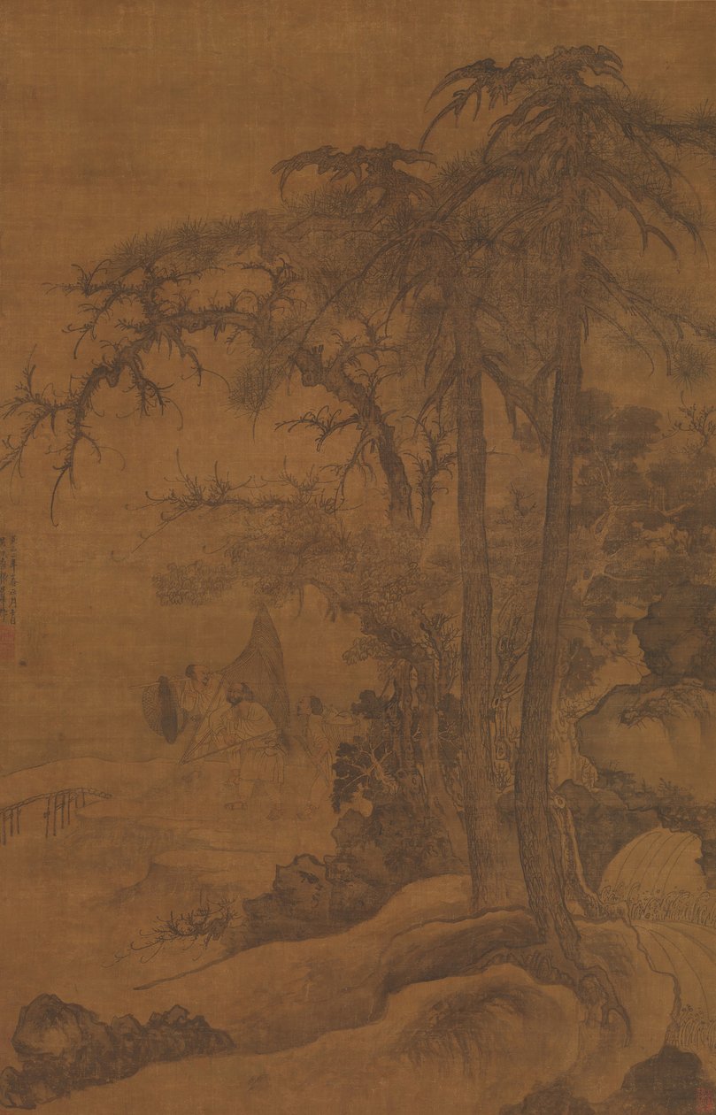 Zurückkehrende Fischer, datiert 1342 von Tang Di