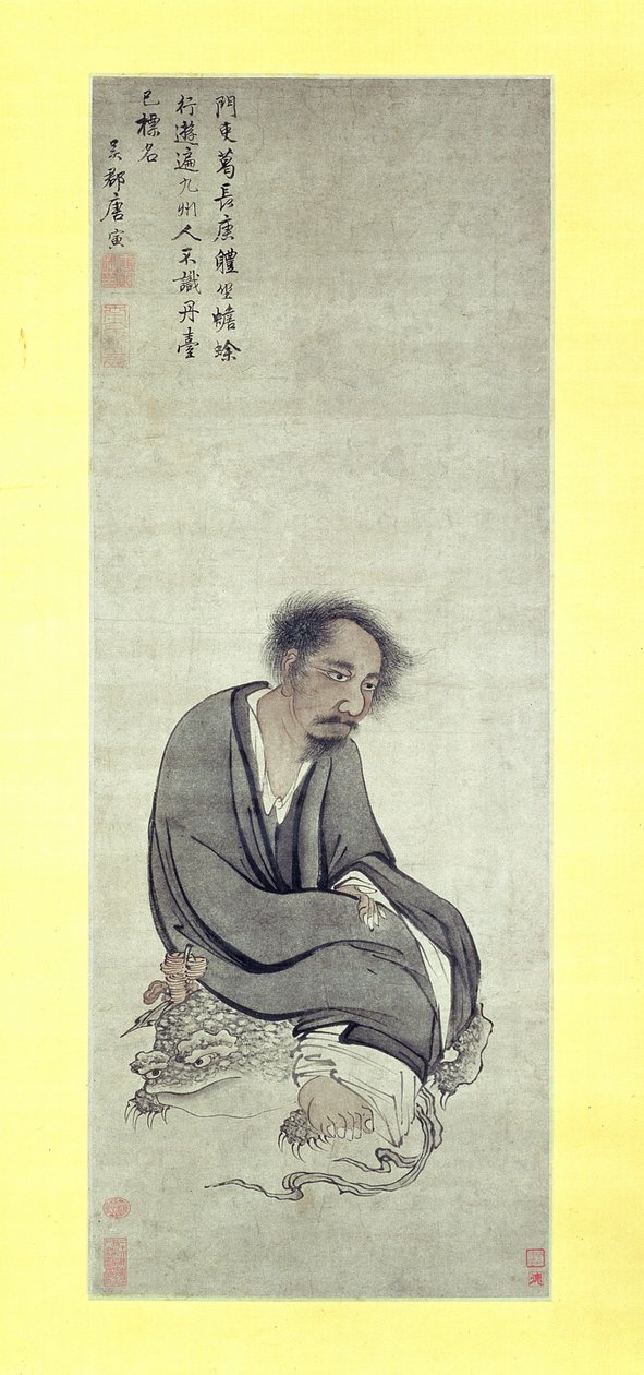 Der unsterbliche Ge Changgeng auf seiner dreibeinigen Kröte, 1506-10 von Yin Tang