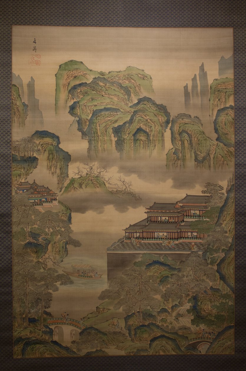 Palastlandschaft, frühes 19. Jahrhundert von Tani Buncho