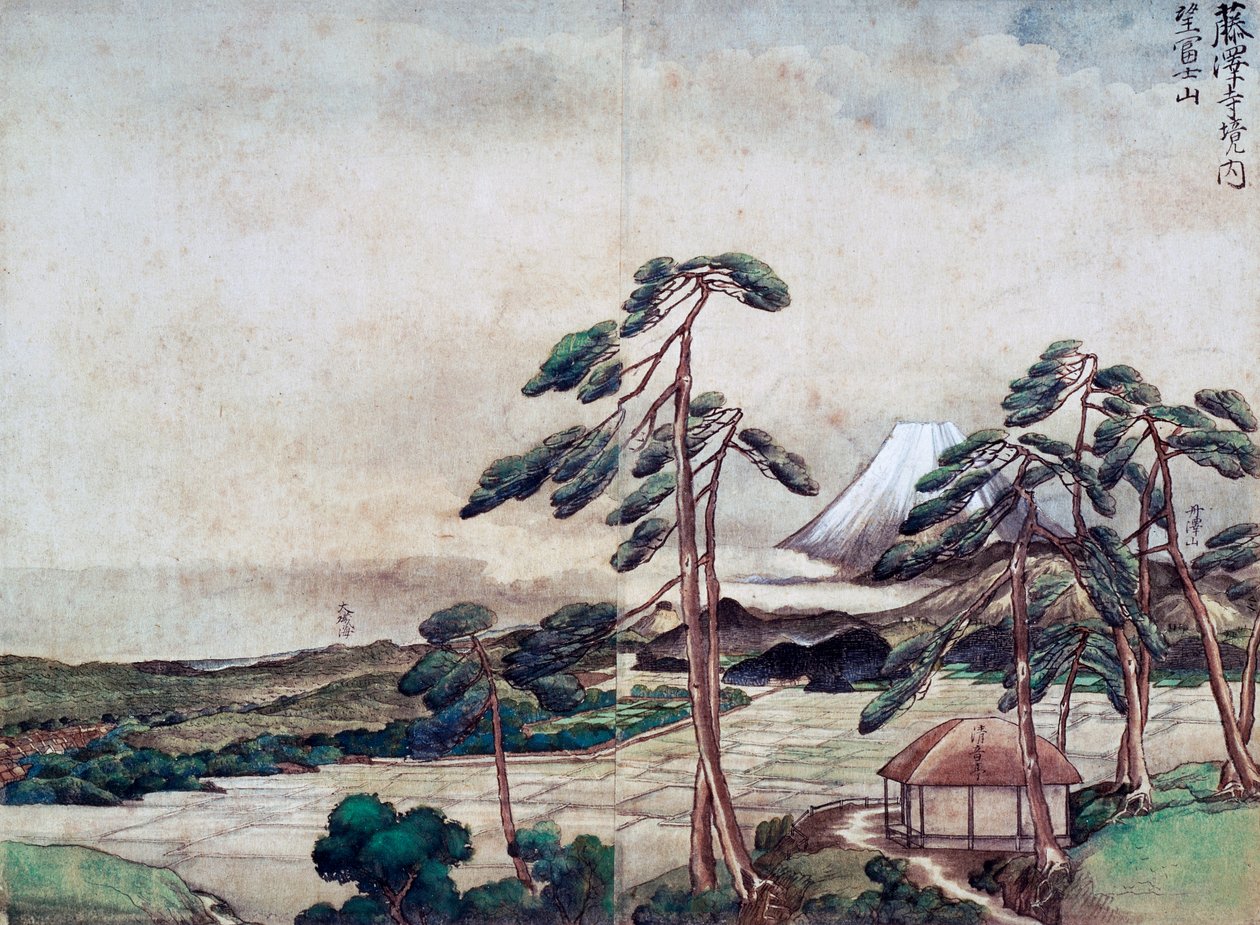 Ansicht der Küste von Kanagawa von Tani Buncho