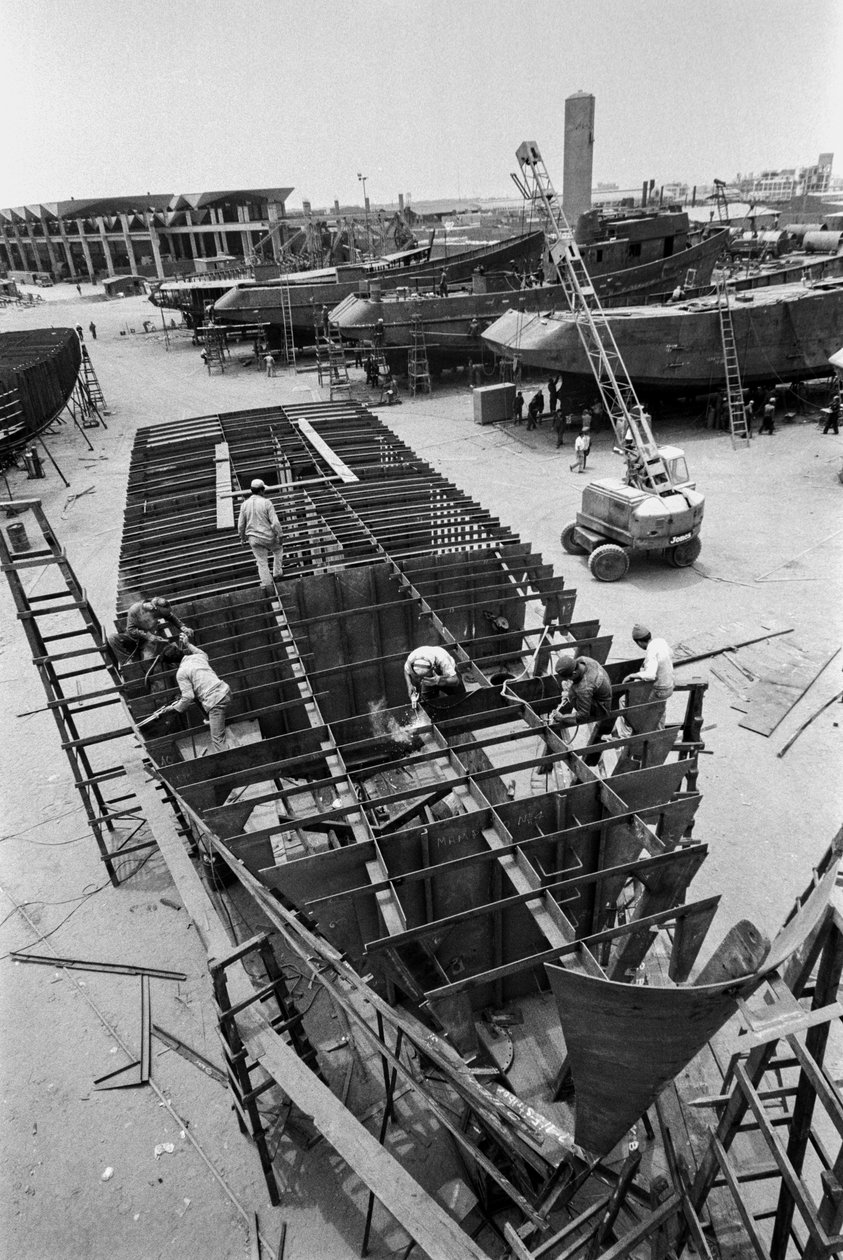 Promecan-Werft, Hafen von Callao, Bau von Ringwadenfischereibooten von Ted Spiegel