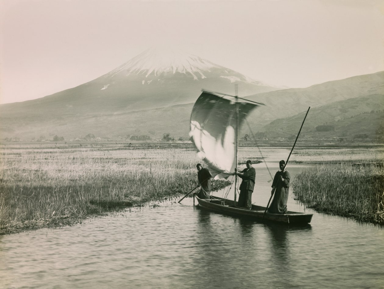 Blick auf den Berg Fuji von Tokaido, um 1900 - 1915 von Teijiro Takagi