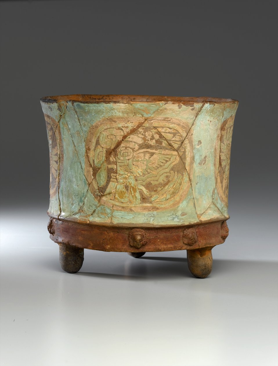 Dreibeingefäß, ca. 800 von Teotihuacan