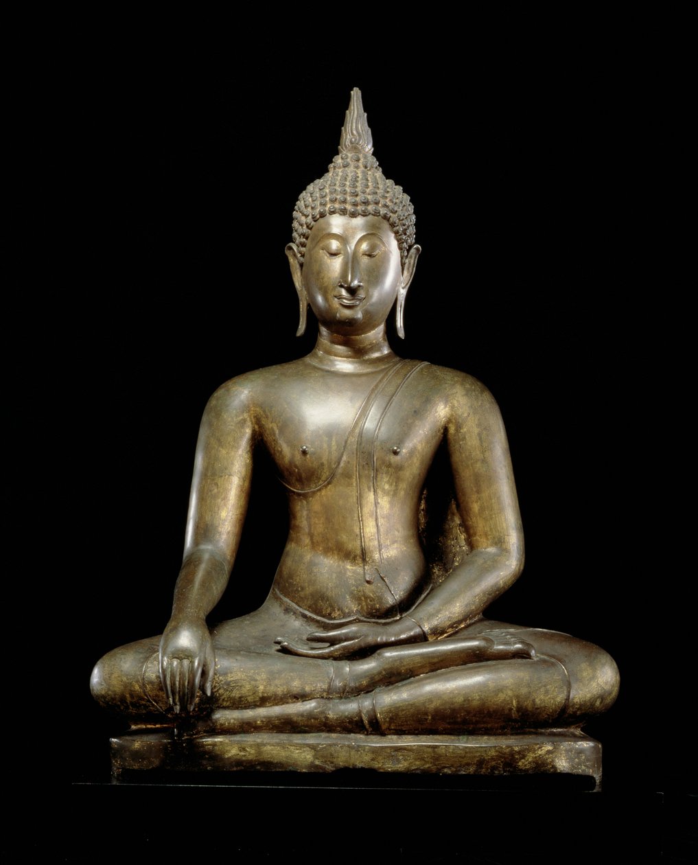 Buddha im Moment des Sieges, Sukhothai-Stil von Thai School