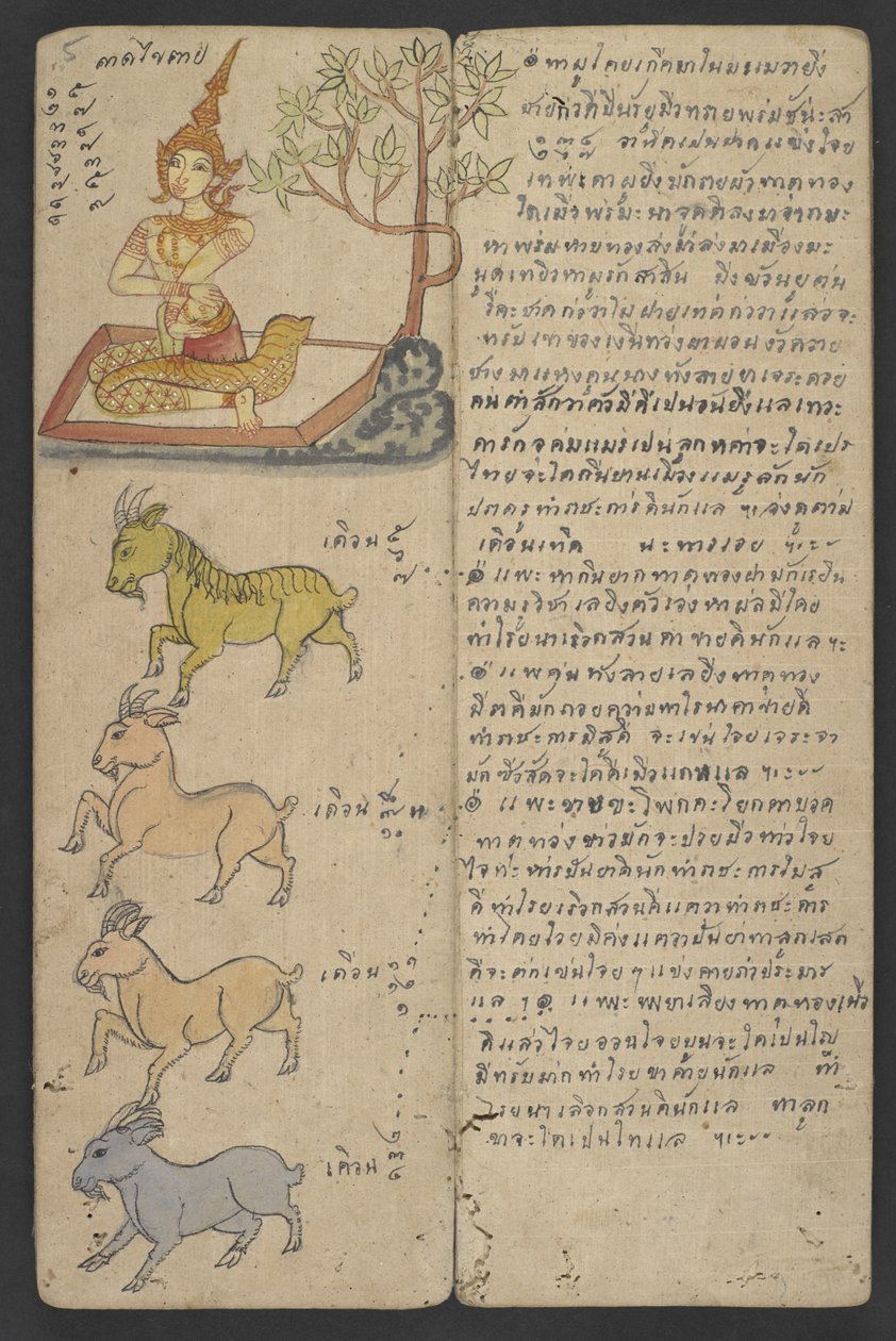 Tiere aus dem Tierkreis, aus Phrommachat von Thai School