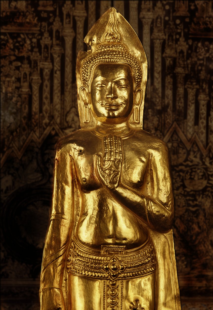 Stehender Buddha, spätes 13. - frühes 14. Jahrhundert von Thai School