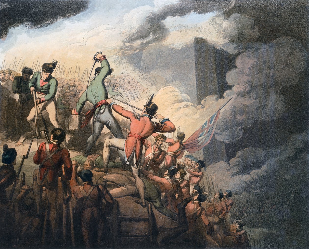 Schlacht von Badajoz, Spanien, 6. April 1812 von Thales Fielding