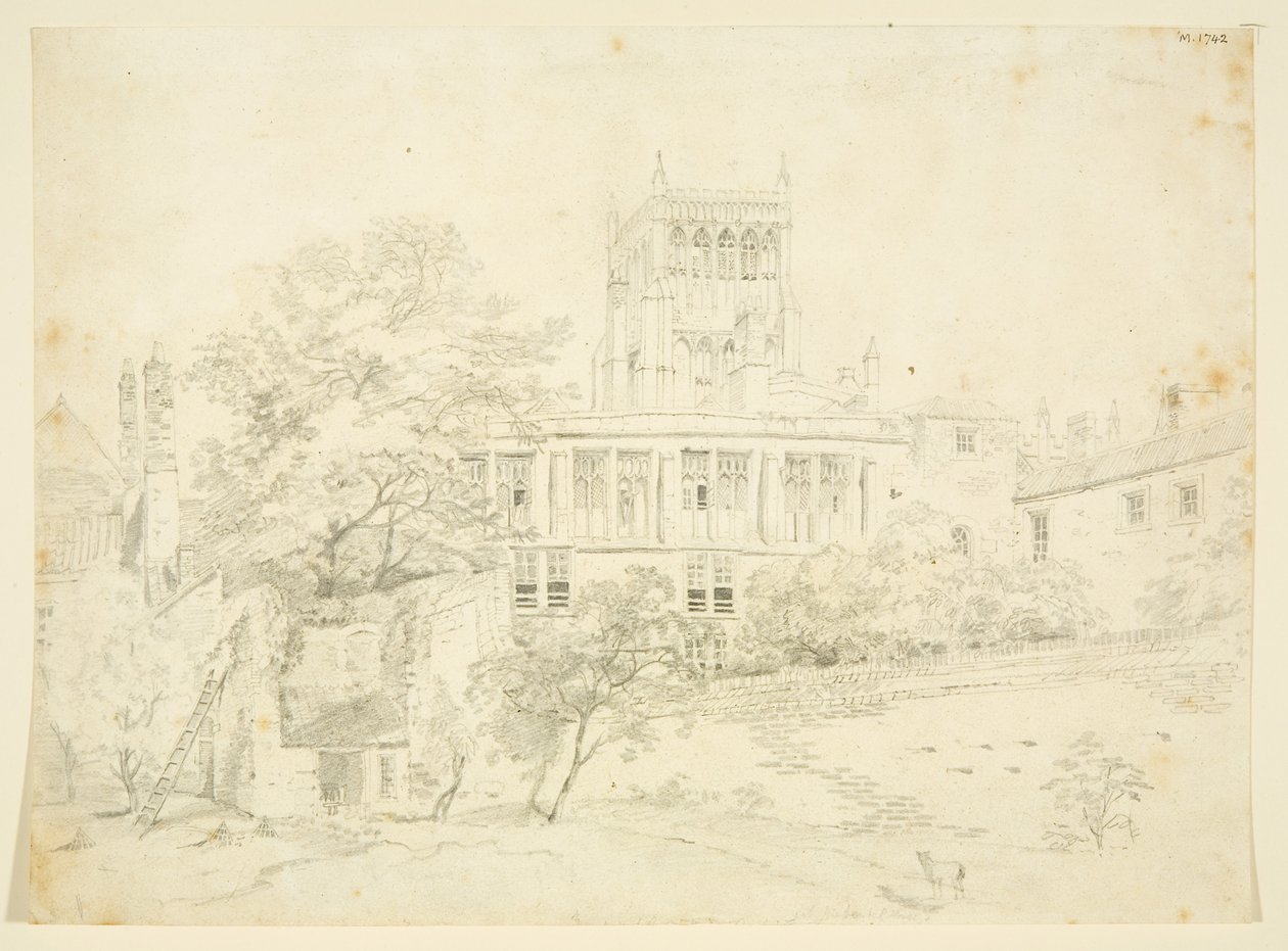 Gartenfront eines der Prälatenhäuser von The Rev. John Eagles