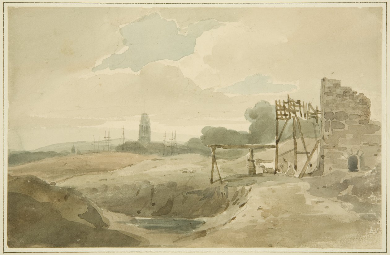 Alte Feuerwehr, verwendet beim Ausheben des New Cut (zwischen Ropewalk und Clift House) von The Rev. John Eagles