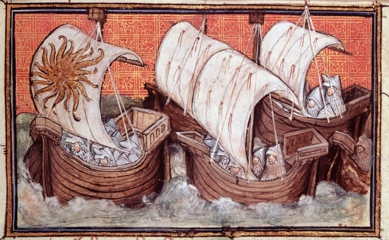 Die Flotte von Richard II verlässt Irland, Histoire du Roy d