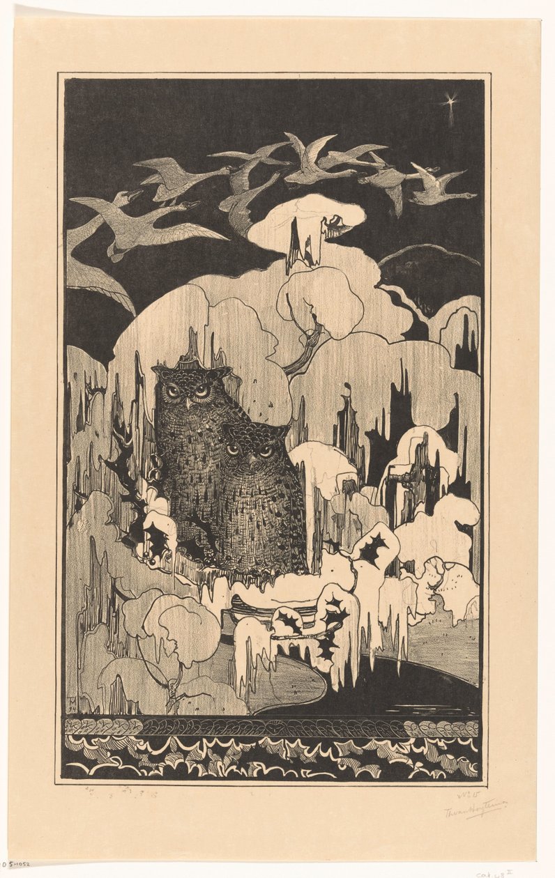 Weihnachtsnacht von Theo van Hoytema (signed by artist)