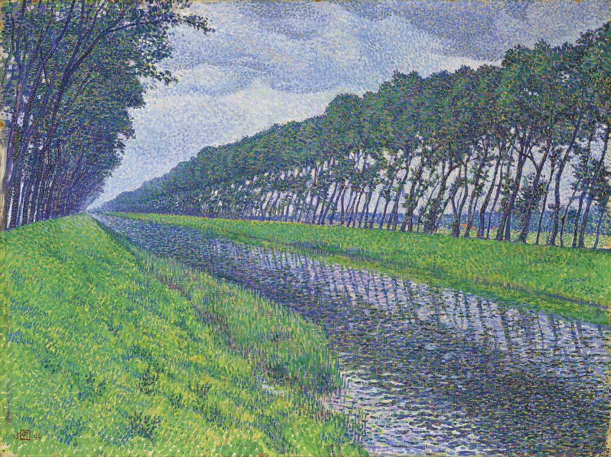 Kanal in Flandern von Théo van Rysselberghe