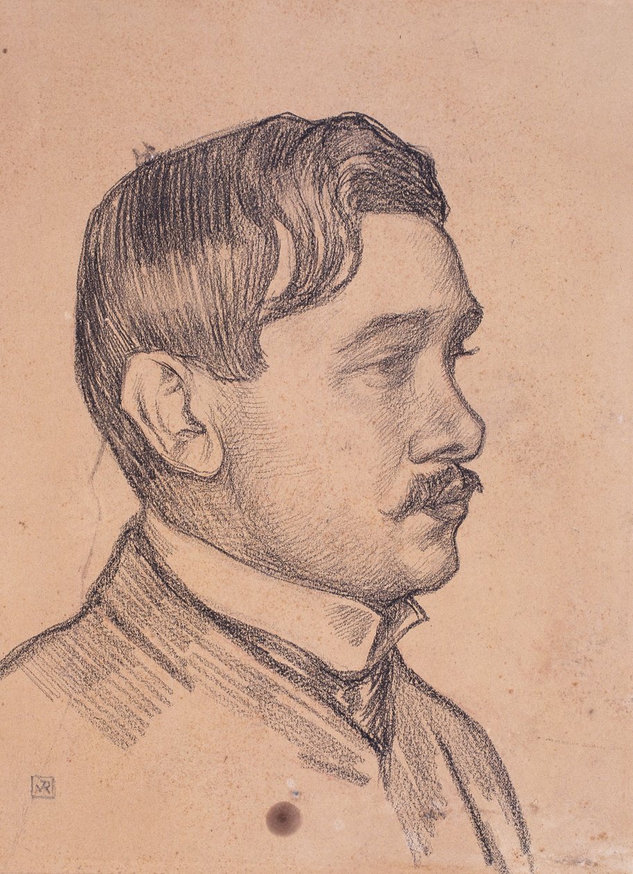 Porträt von Maurice Maeterlinck von Théo van Rysselberghe