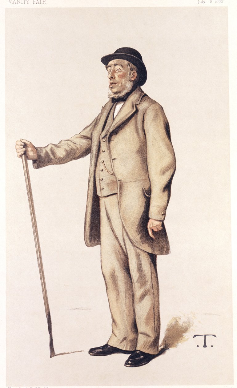 Sir John Lawes, englischer wissenschaftlicher Agrarwissenschaftler, 1882 von Theobald Chartan