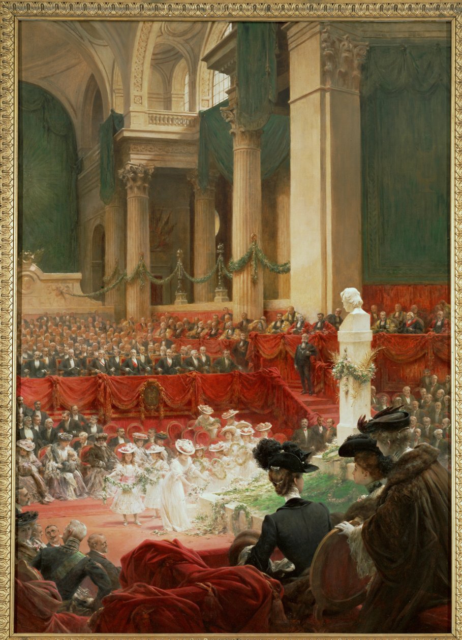 Feier des hundertjährigen Geburtstags des Dichters Victor Hugo von Theobald Chartran