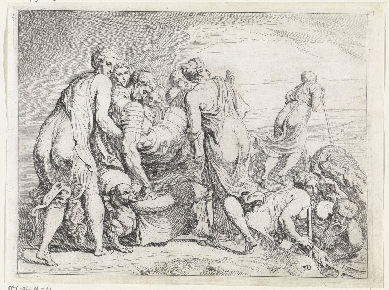 Faiaken bringen den schlafenden Odysseus nach Ithaka von Theodoor van Thulden
