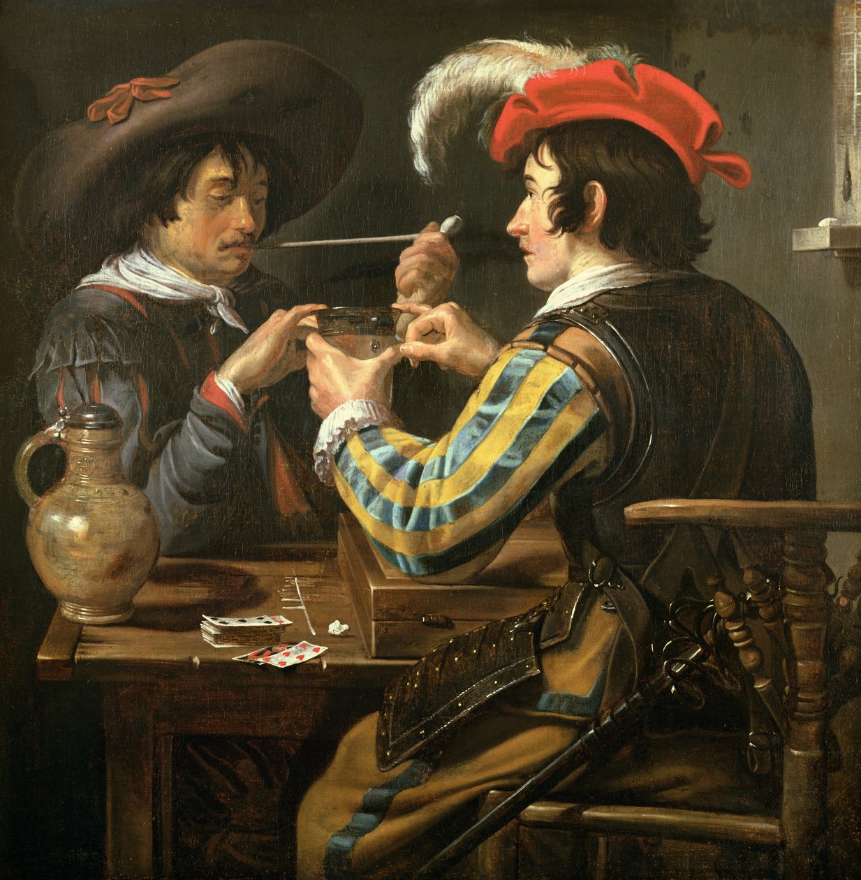 Die Kartenspieler von Theodor Rombouts