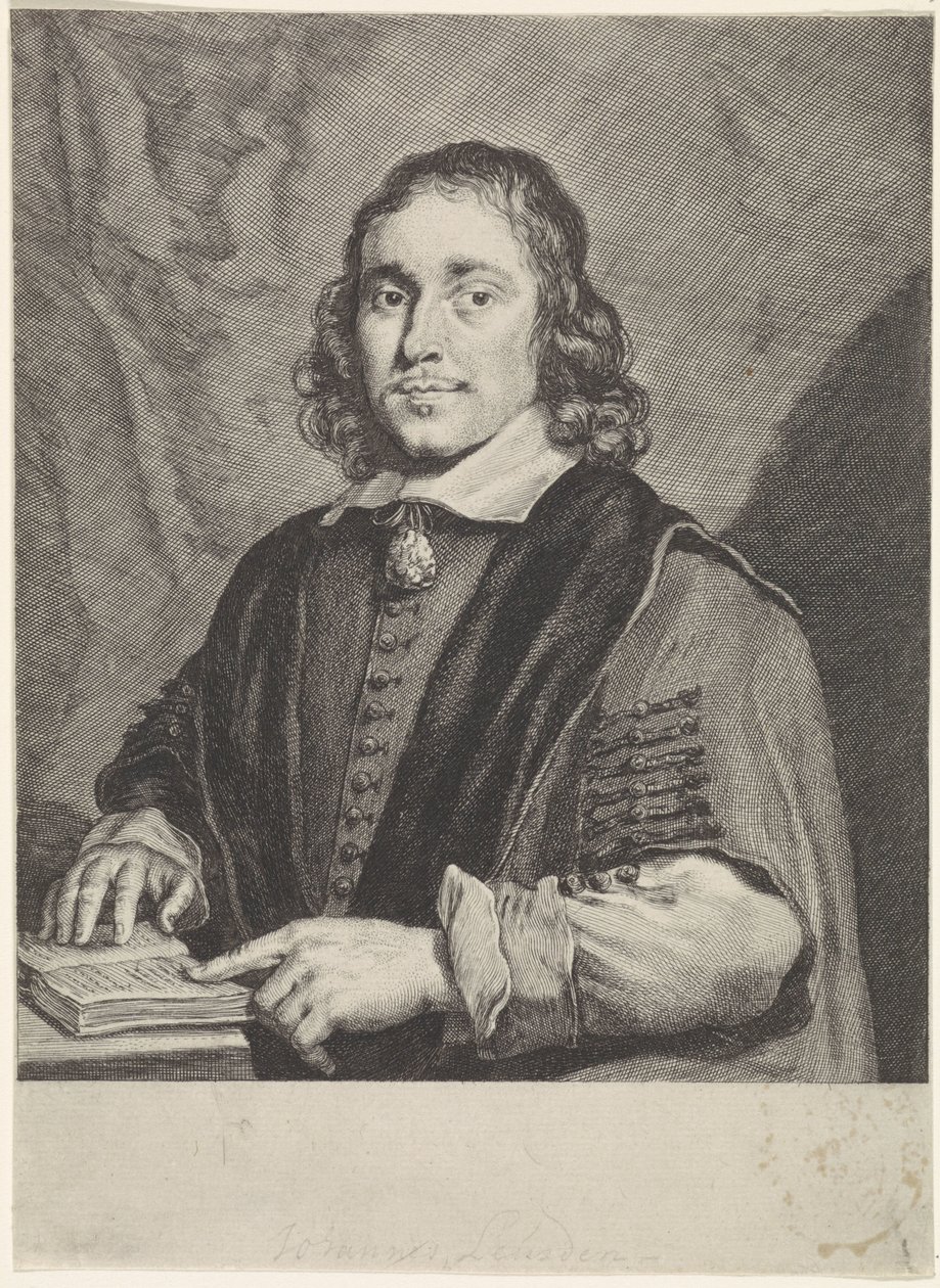 Porträt von Johannes Leusden von Theodor Matham