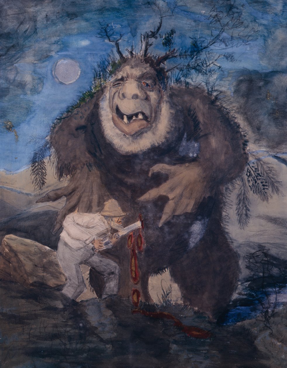 Waldtroll von Theodor Severin Kittelsen