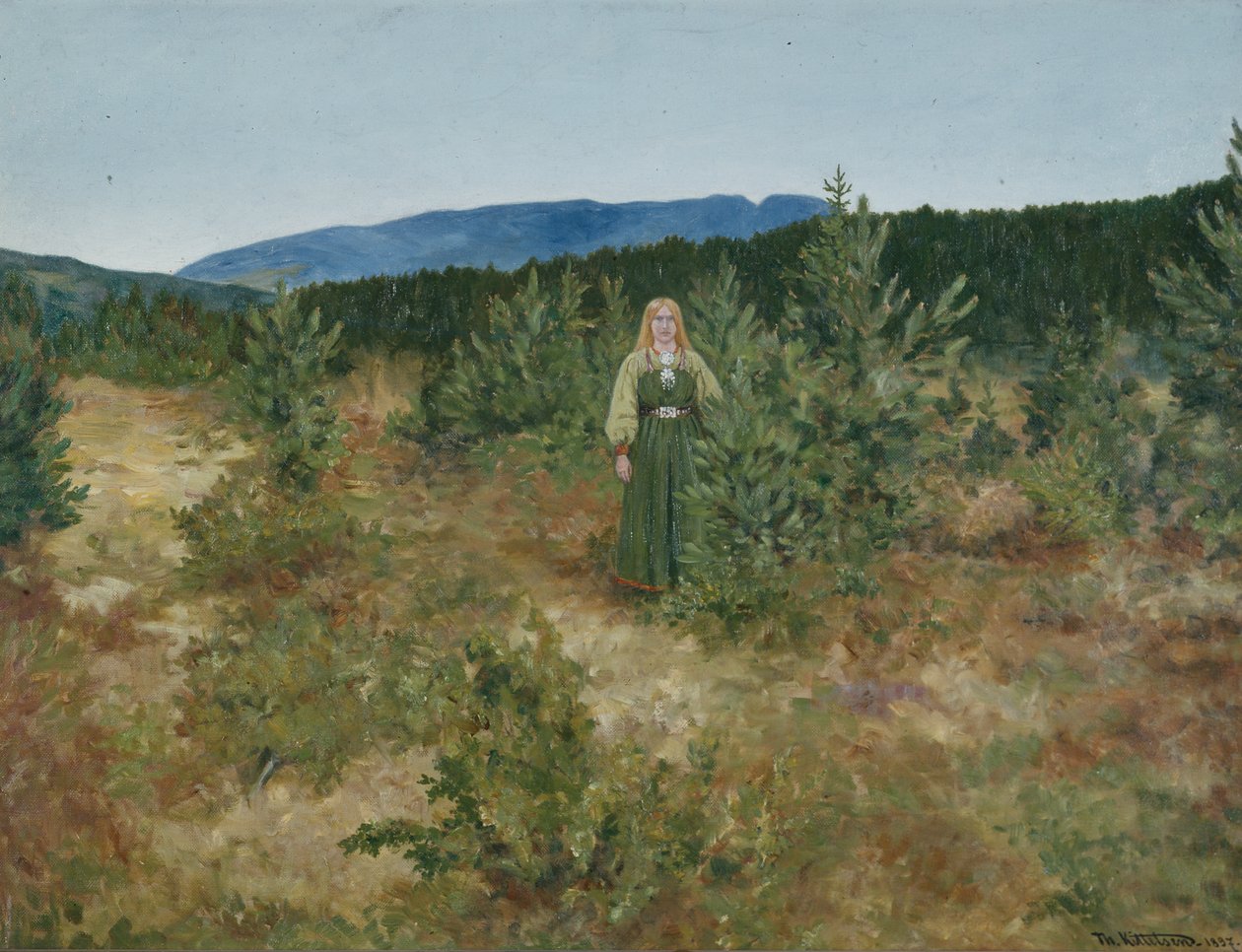 Nymphe von Theodor Severin Kittelsen