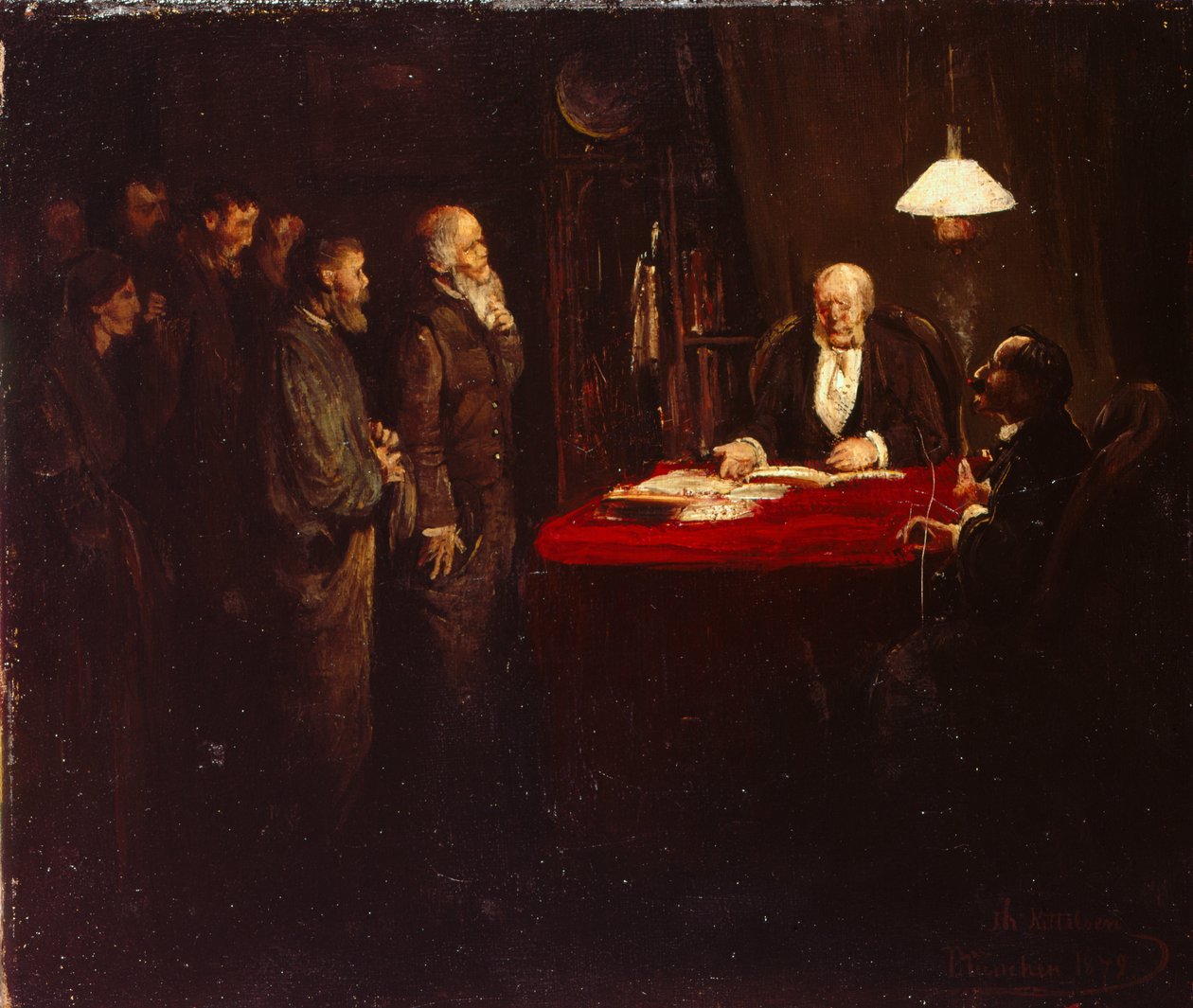 Streik von Theodor Severin Kittelsen