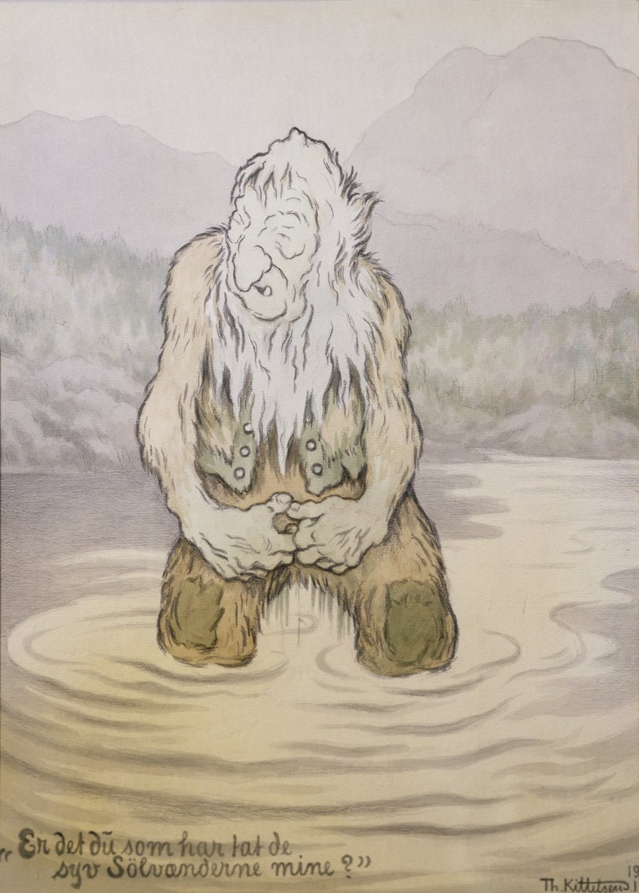 Wer hat meine sieben Silberenten genommen? von Theodor Kittelsen