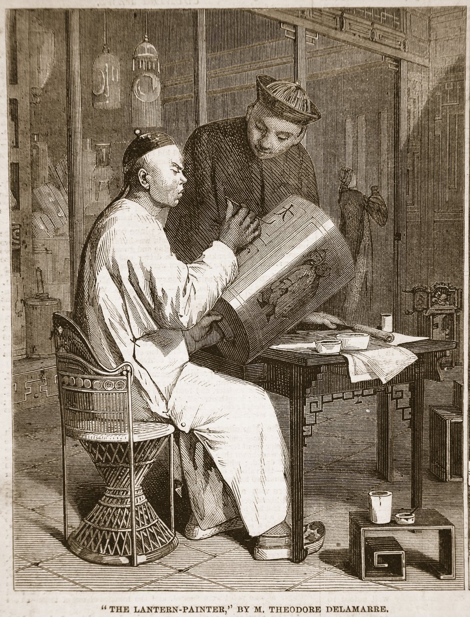 Der Laternenmaler, Illustration aus 