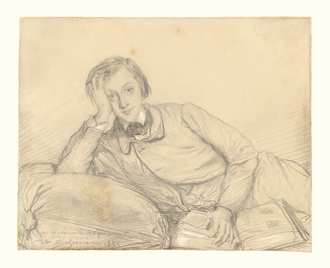 Porträt von Raymond de Magnoncourt von Théodore Chassériau