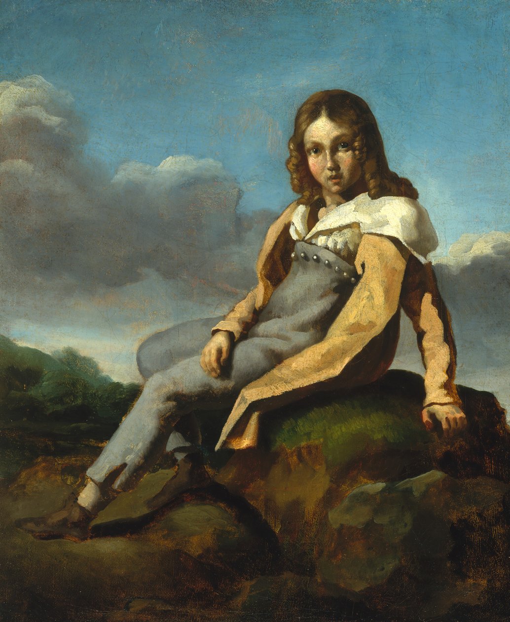 Alfred Dedreux 1810-1860 als Kind, ca. 1819-20 von Theodore Gericault