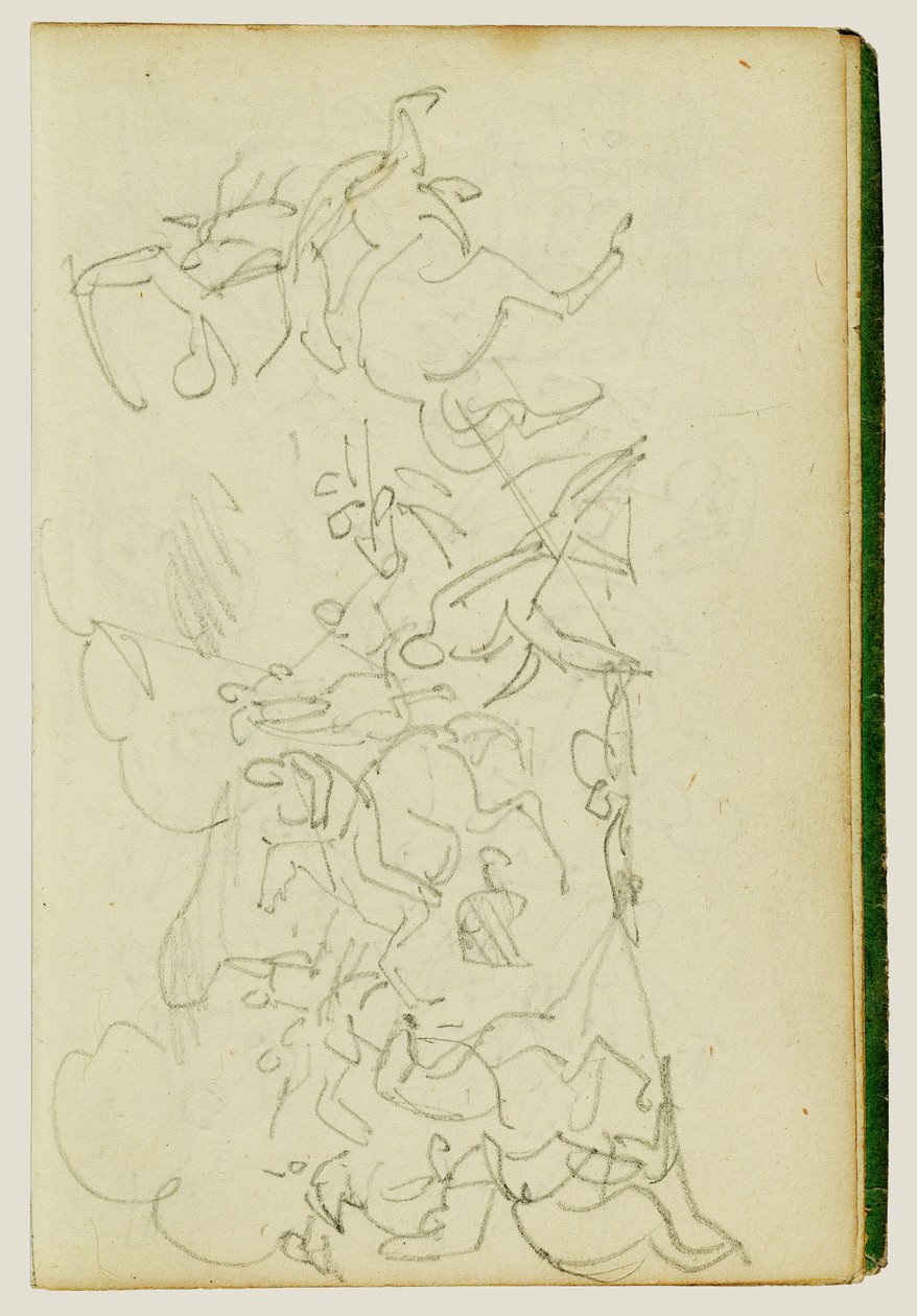 Kavallerieschlacht von Theodore Gericault