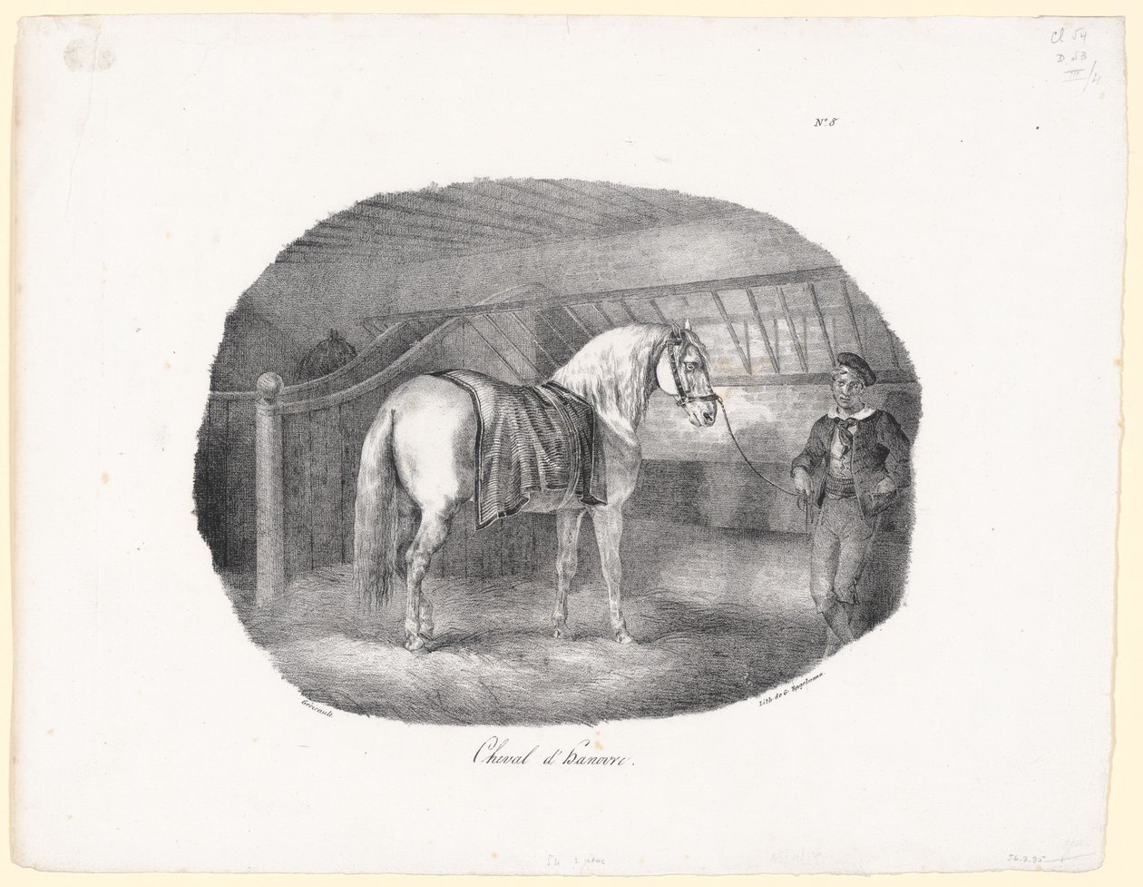 Hannoversches Pferd von Theodore Gericault