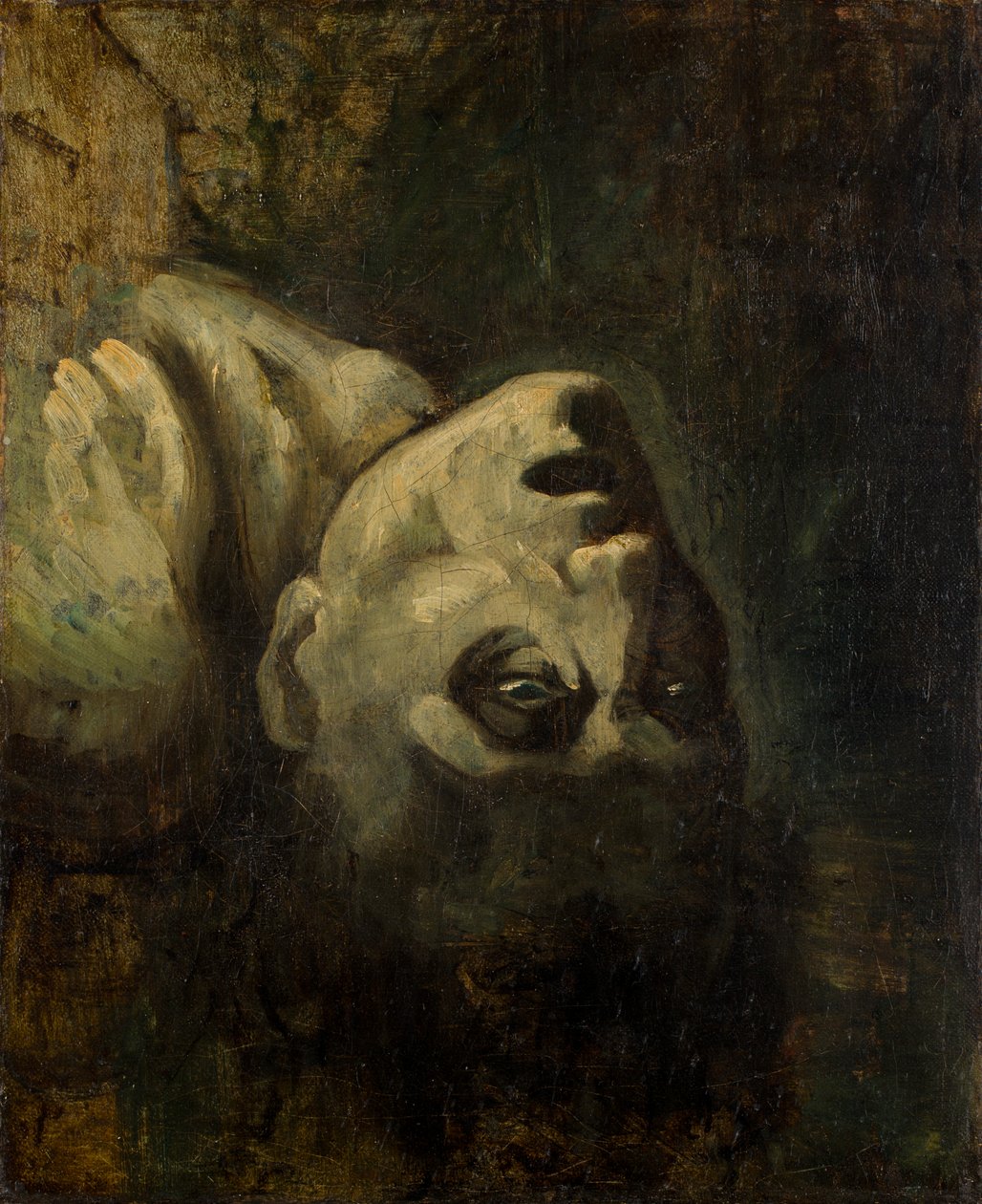Kopf eines ertrunkenen Mannes von Theodore Gericault