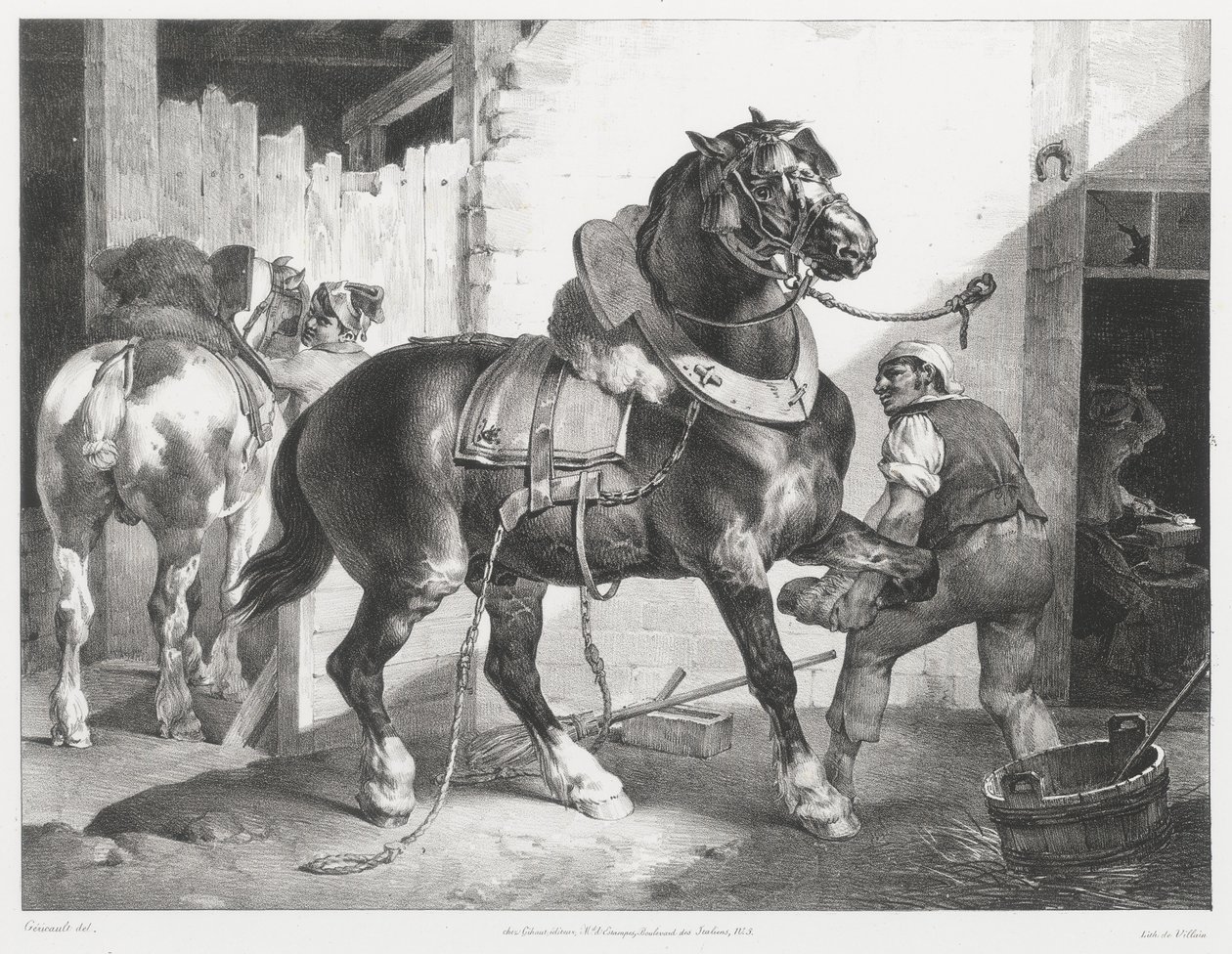 Der französische Schmied von Theodore Gericault