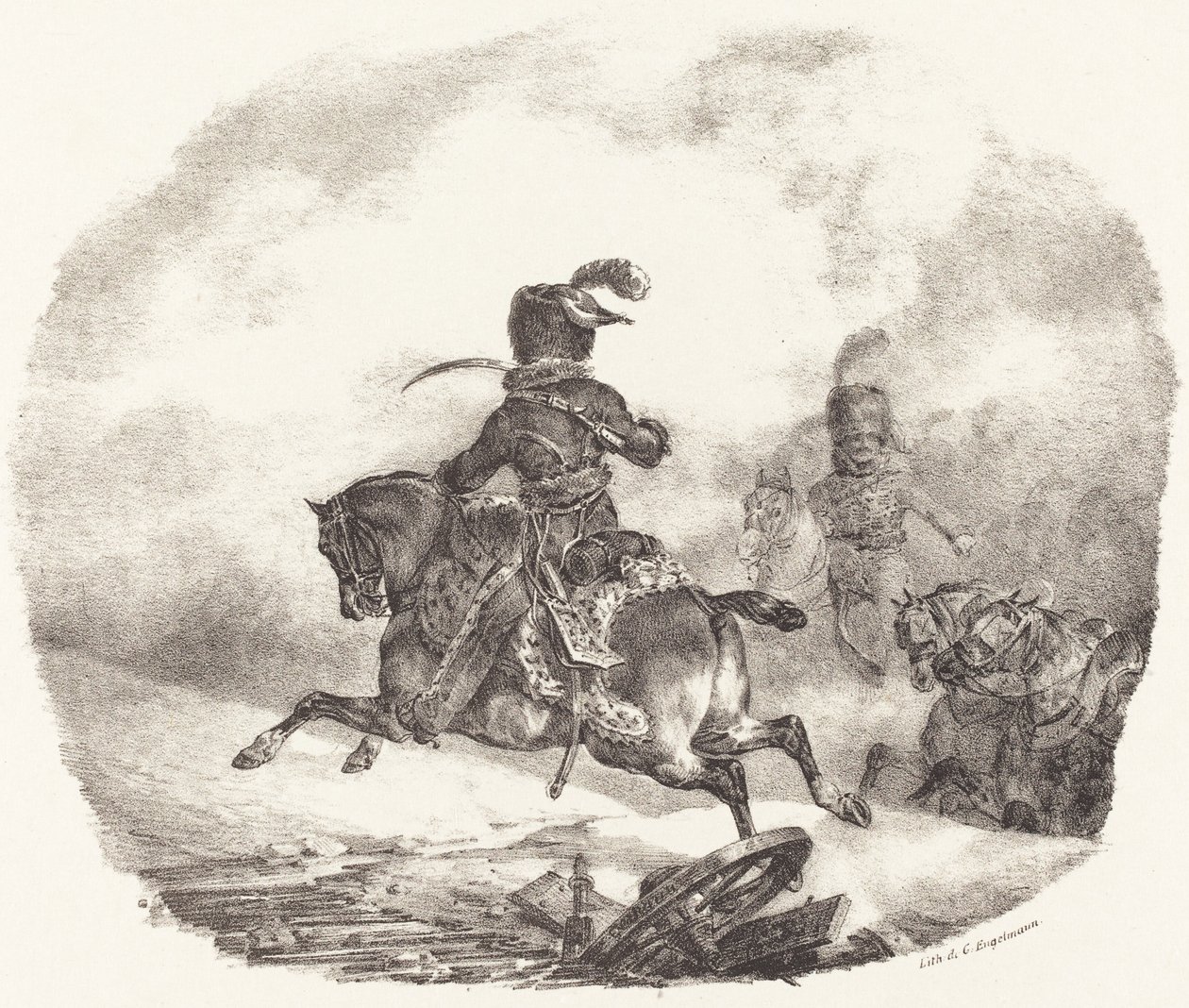Leichter Artillerieoffizier der kaiserlichen Garde (Officier d