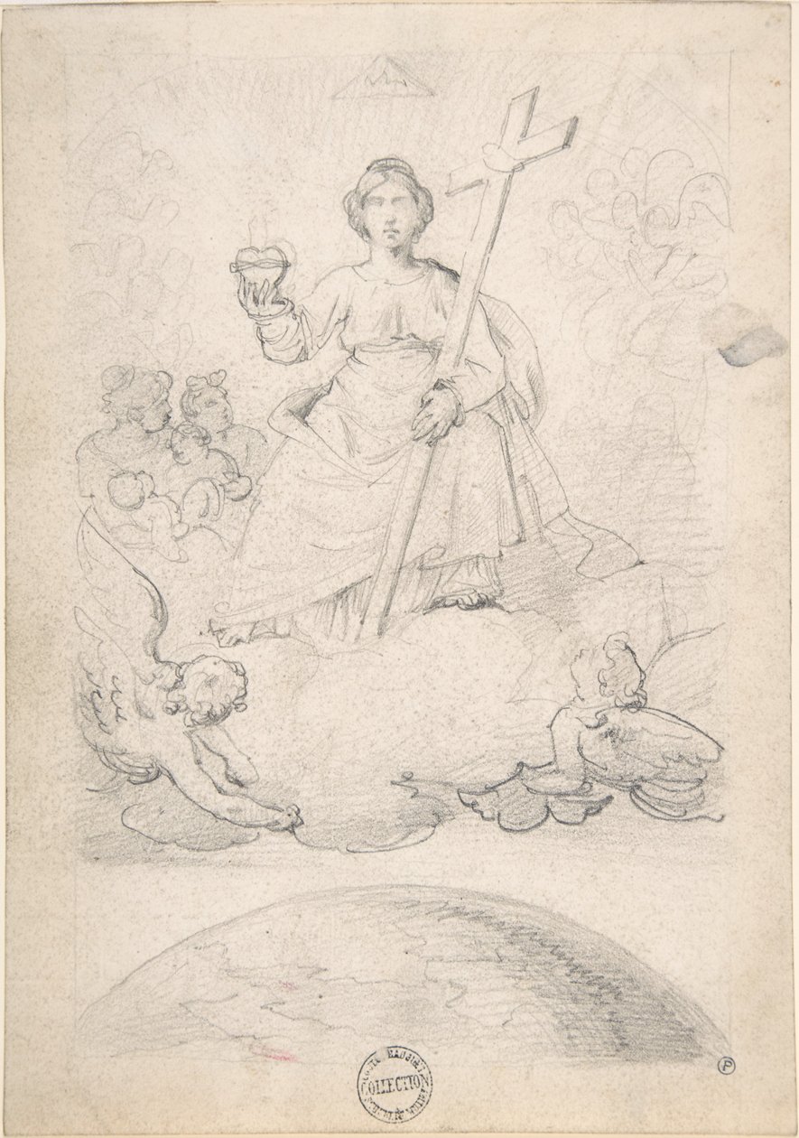 Die Jungfrau des Heiligen Herzens von Theodore Gericault