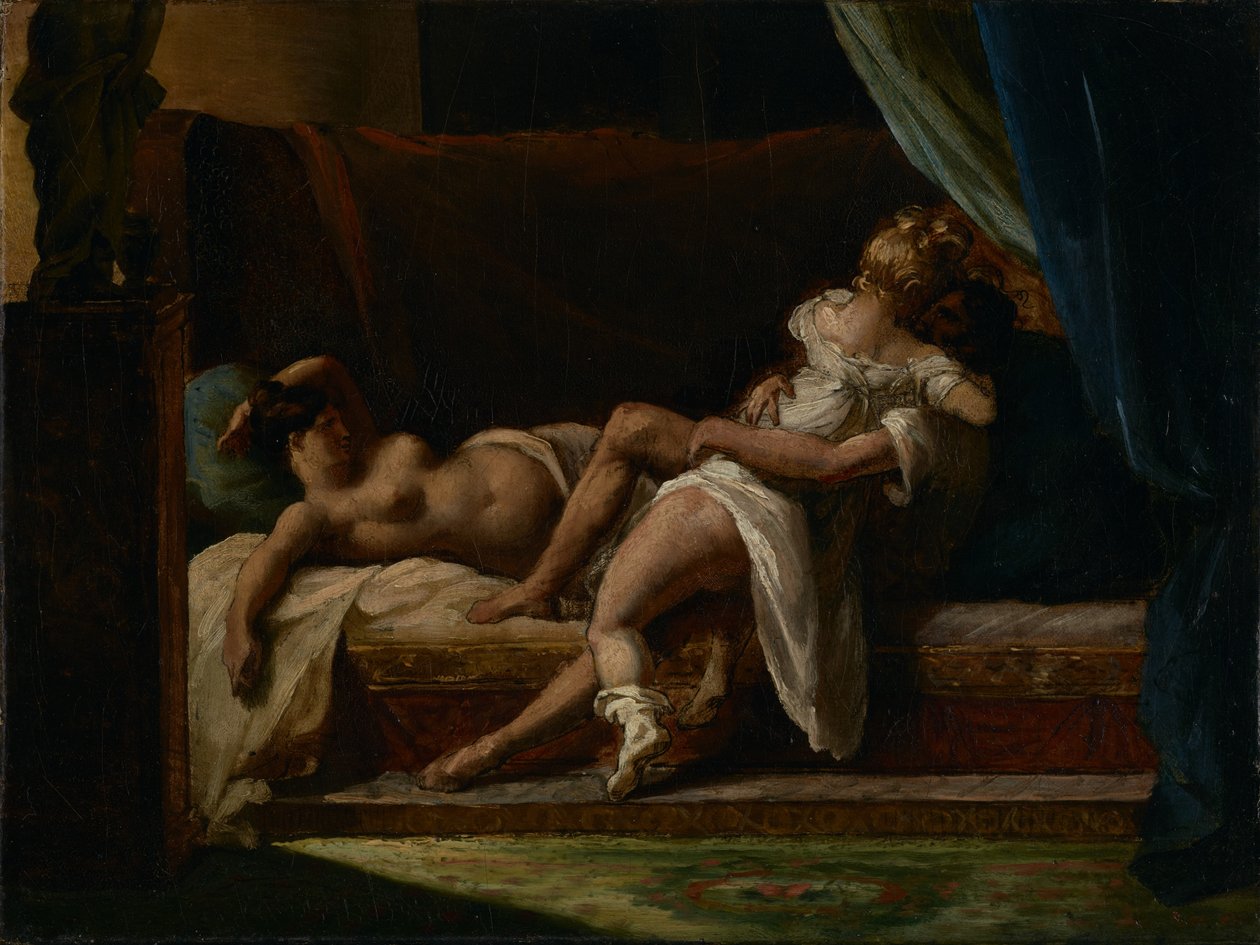 Drei Liebende von Theodore Gericault